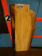  A798  1" thick mineral stained poplar Live Edge Slab lumber craft