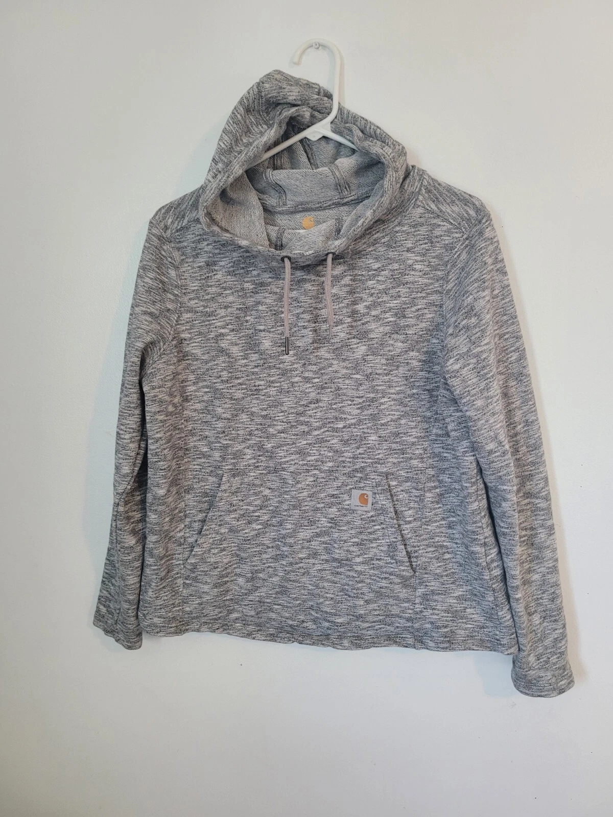 CARHARTT 102481 Slightly Fitted Newberry Cowl Hooded Pullover Hoodie Sz LARGE
