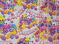 Custom 100% Cotton Woven Fabric Popples 80s C...