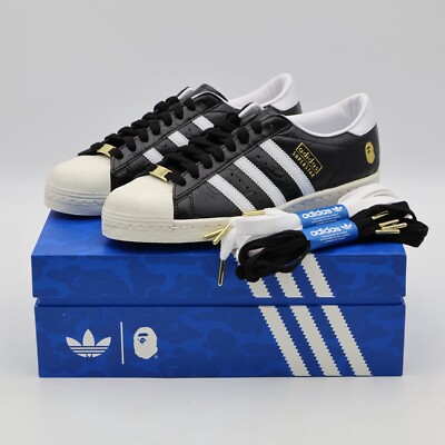 JQ3666 atmos A BATHING APE adidas Originals SSTR 5 Core Black Schuhe (Herren)