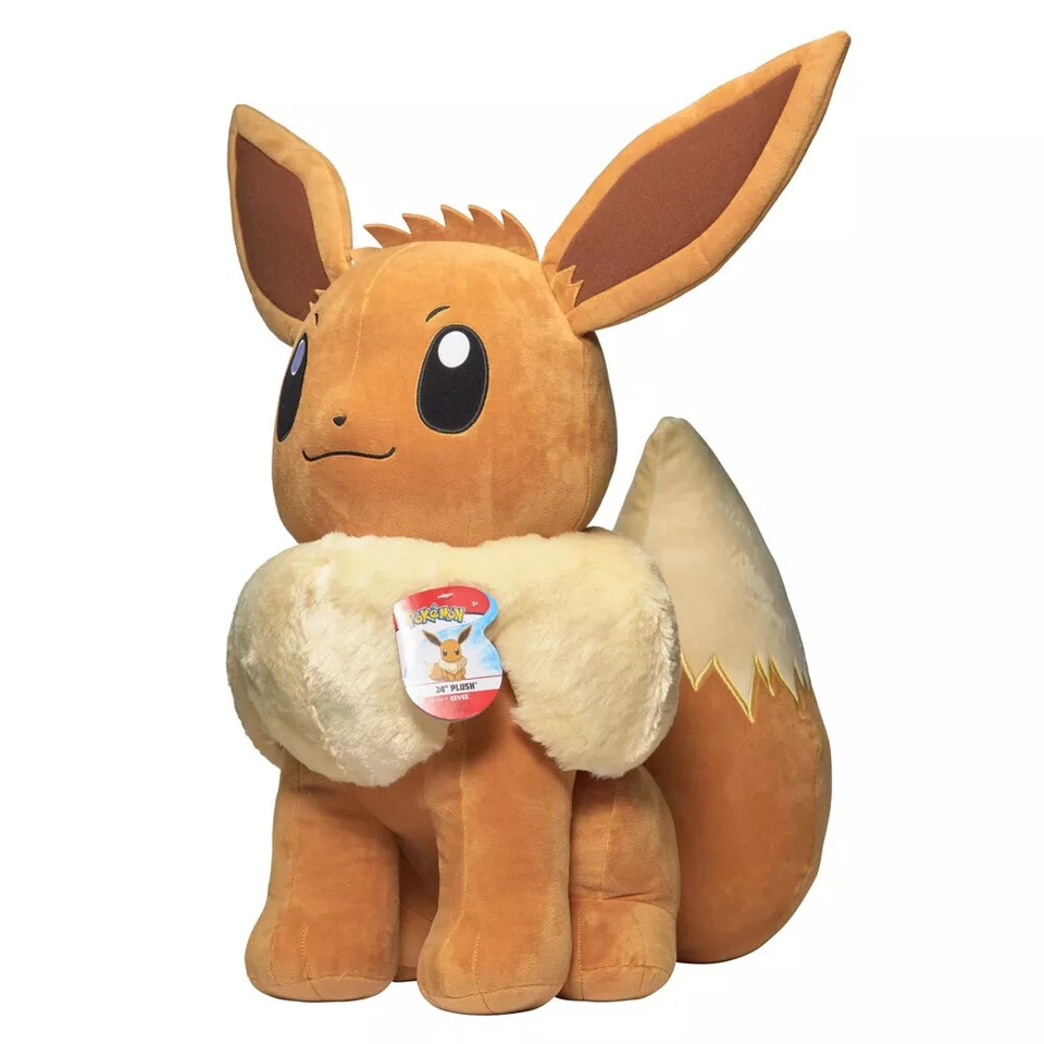 Pokémon Eevee 24" Huge Plush Soft Toy Jazwares PKW3886