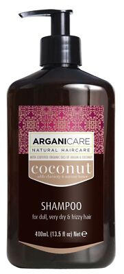 (42,38 /l) Arganicare Natural Hair Care COCONUT Shampoo 400ml mit Kokosöl