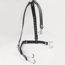 Bondage Harness Open Mouth Gag Spreader Fetish Restraint Nose Hook BDSM Roleplay
