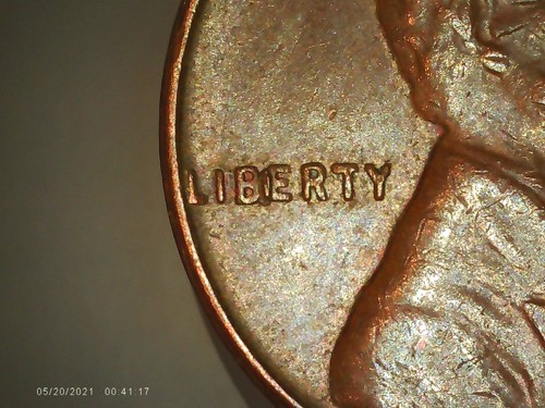 1957-P Lincoln Wheat Penny BIE penny LIBIERTY 3 Die chips ! Doubled Die - Picture 2 of 7