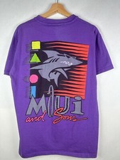 Vintage 80s Maui And Sons Sharkman T Shirt Men  s Medium