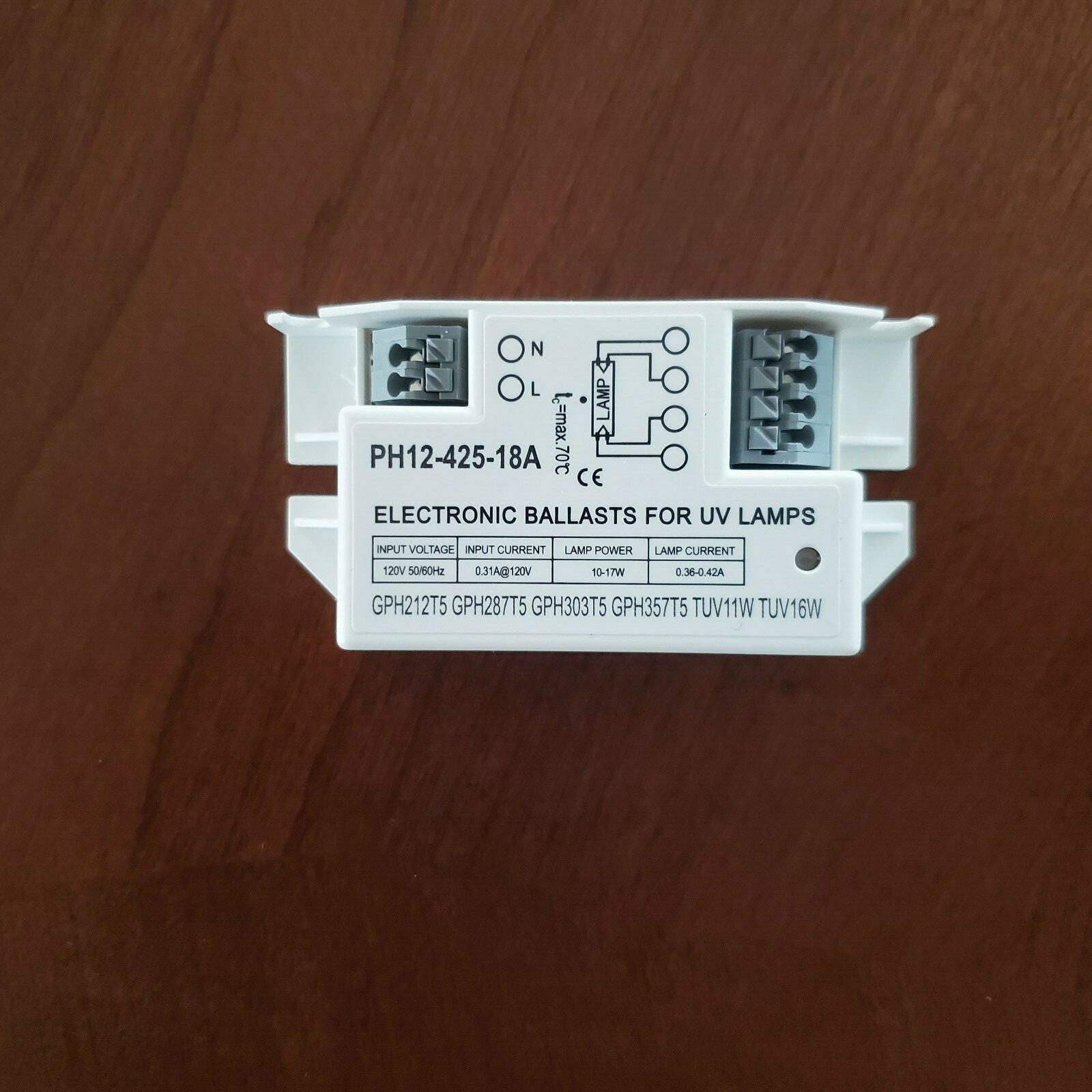 RW12-425-18A 120V 18W Lampada UV Germicida Alimentatori Elettronici 266878823494 - Foto 7