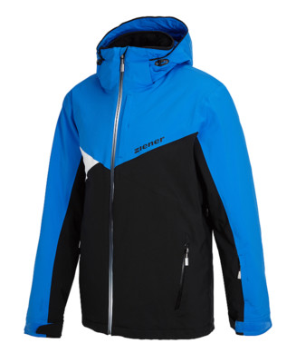 Ziener Damen Skijacke TOYA TEAM Schwarz Blau 34  DERMIZAX AquaShield Ski Jacket