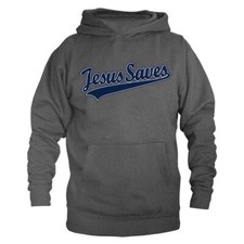 Jesus Saves Christian Religious God Bible Church Jesus Graphic Pullover Hoodie