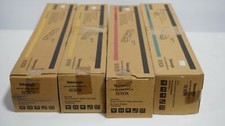 -4x-GENUINE-XEROX PHASER 6200 HIGH-CAPACITY TONER CARTRIDGE YELLOW CYAN MAGENTA