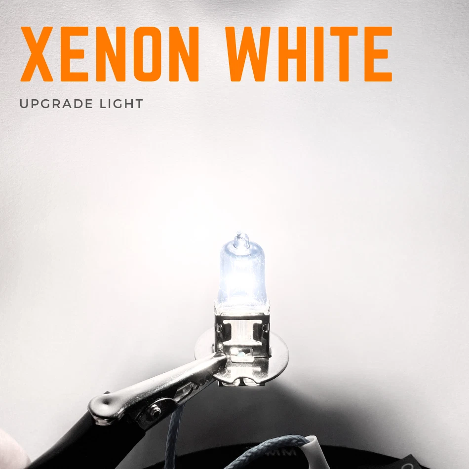 H3 Bulb 55w Xenon White 453 Halogen Headlight Front Cornering Fog Light Bulbs - Image 3 of 4