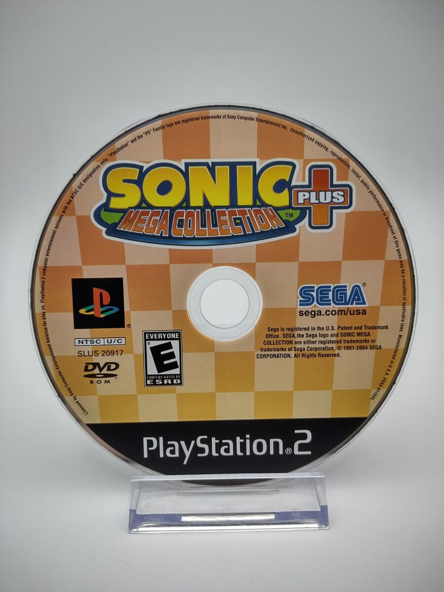 Sonic Mega Collection Plus PS2 - DISC ONLY - Tested