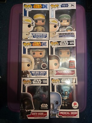 Funko Pop! Vinyl: Star Wars Episode V The Empire Strikes Back Lot of 9