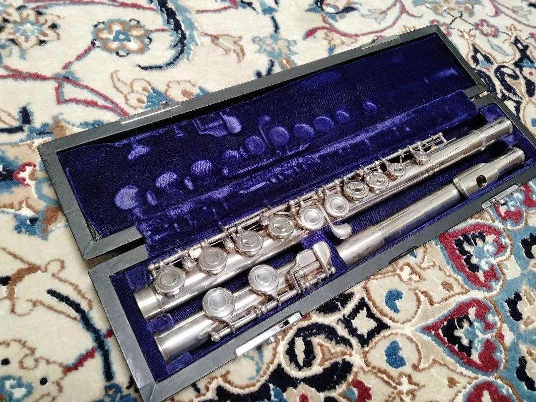 Flute Yamaha YFL 43 Silver Nippon Gakki Japan with Hard Case