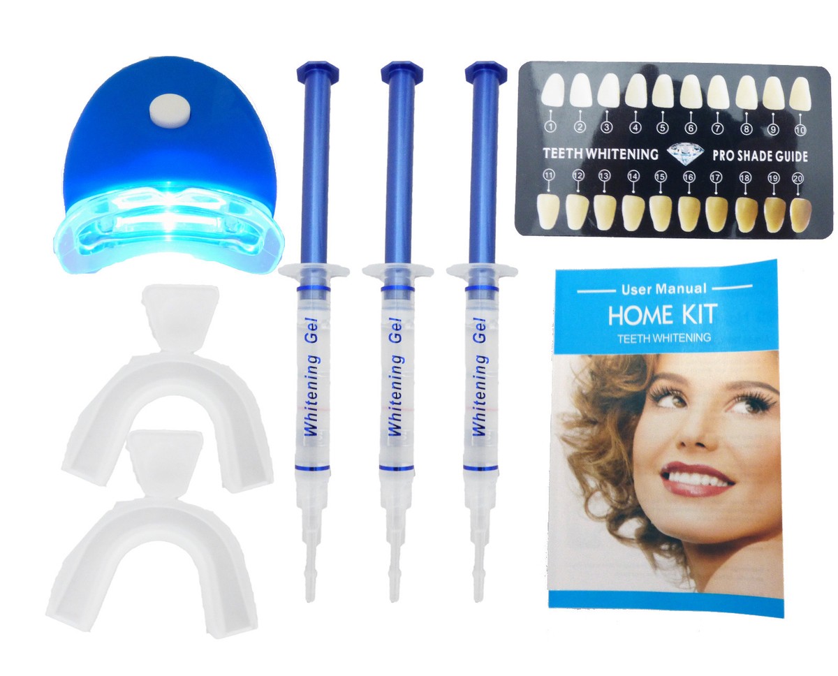 Professional Teeth Whitening Kit - Oral Gel & Laser Dental
