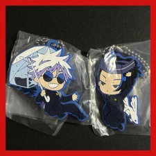 Capsule Toy Jujutsu Kaisen Deform Rubber OP ED Key chain Gojo Geto