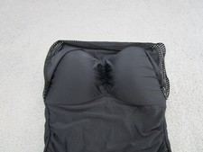 Kona Sol Black Stretch Women's One Piece Swimsuit Size XL NEW