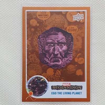 2022 Marvel Beginnings Vol. 2 Serie 1 Ego Living Planet Flipped Fx Orange /39