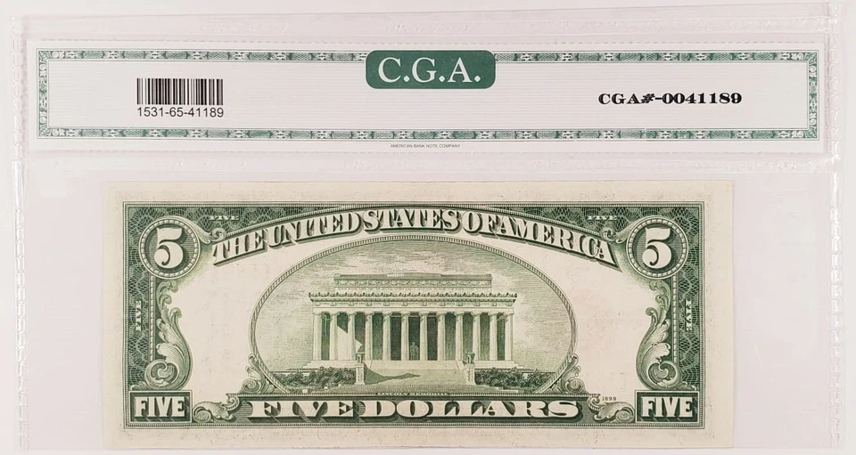 1928-F United States Note in Gem Uncirculated Condition FR #1531 - Image 2 of 2