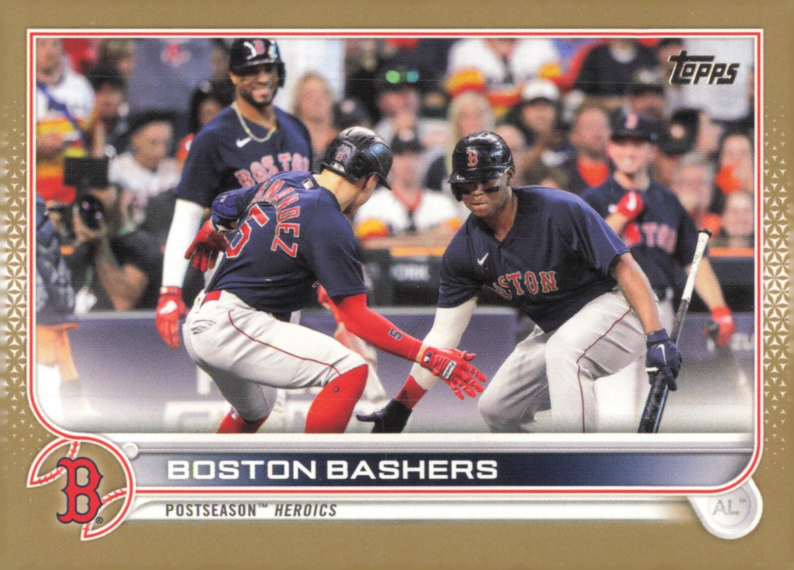 2022 Topps Gold Boston Bashers #630 #'d 1817/2022