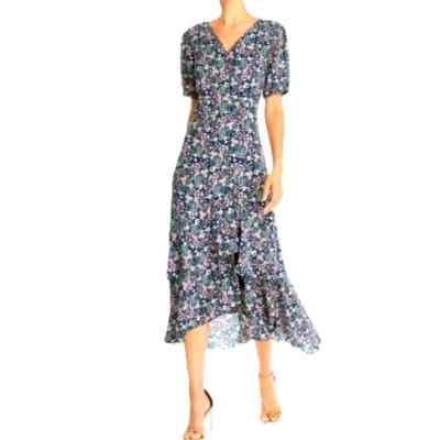 Robe Noire Nanette Lepore - Taille M - Style Empire Avec Ourlet Dégradé - Occasion Très Bon état