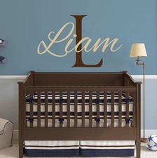 Personalized Boy Name Wall Decal Custom Name Vinyl Decal Sticker Nursery ZX81