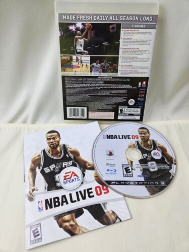 Nba Live 09 Sony PlayStation 3 CIB Complete Tested PS3 Video Game  - Afbeelding 1 van 7