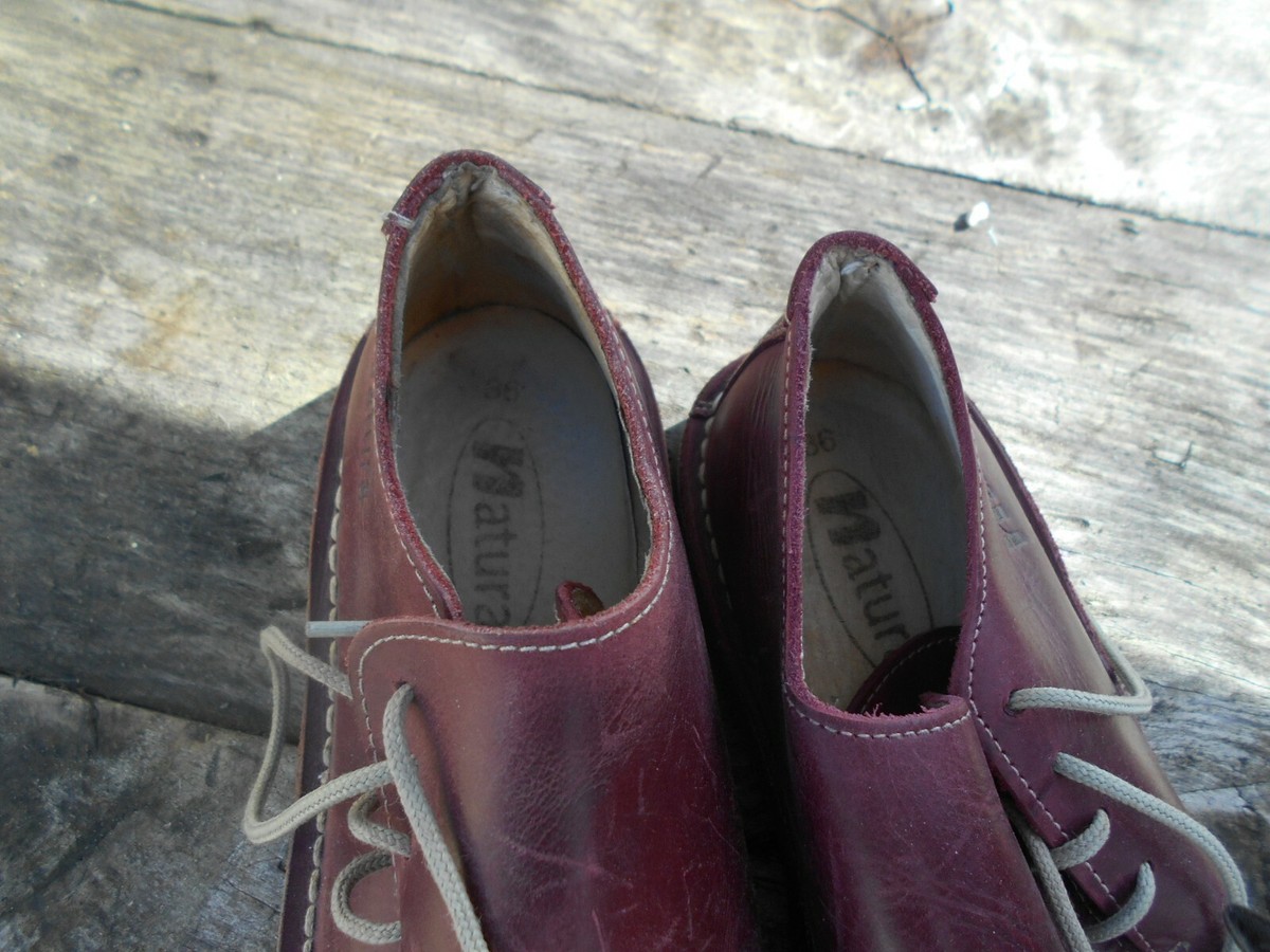 CHAUSSURES NATURA CUIR BORDEAUX FEMME T 36 TBE A 29€ ACH IMM