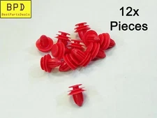 12 Pieces Pack Genuine Honda RED Quarter Trim Panel Retainer Clip 91560-SAA-003