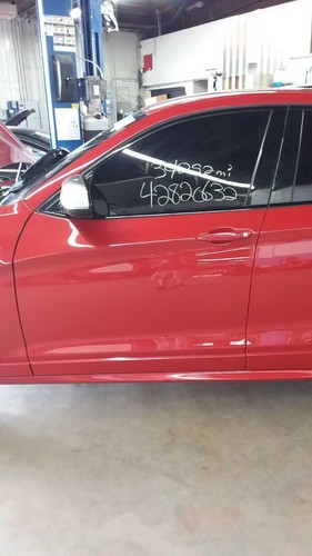 15 16 17 18 BMW X4 Left Front Door; Melbourne Red Metallic A75M - Picture 1 of 3