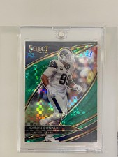 2019 Panini Select #240 Aaron Donald Green Prizm Field Level #/5