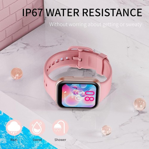 Orologio Fitness Activity Tracker come Fitbit Cardiofrequenzimetro Pedometro per Donna - Foto 12 di 12