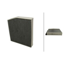 Innenraumfilter Aktivkohlefilter HELLA für u.a. MERCEDES-BENZ A-KLASSE