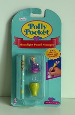 Polly Pocket MOONLIGHT PENCIL STAMPER Playset 1995 Vintage Bluebird NEW NIP MOC