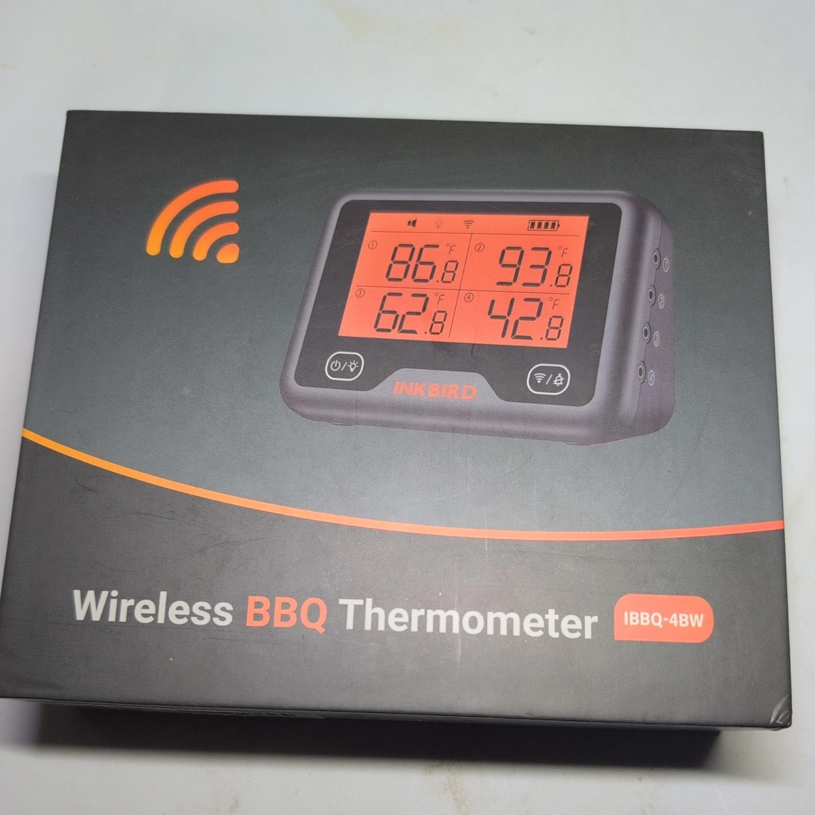 INKBIRD Smart BBQ thermo Rechargeable Wireless Digital BBQ Thermometer New
