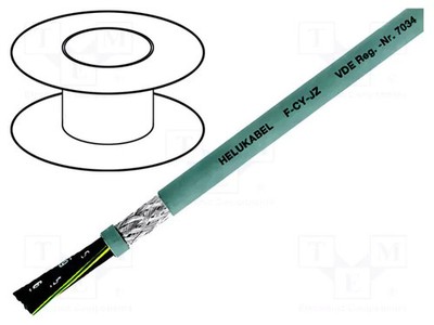 PVC 300V,500V grau F-CY-JZ 3G6mm2 Leitungen CPR: Eca