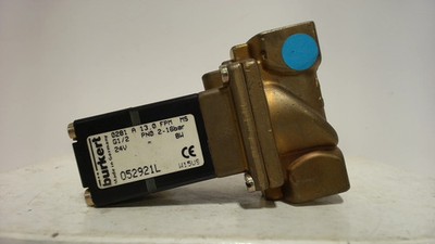Burkert 052921L Solenoid Valve 24VDC 2-16 Bar-New No Box