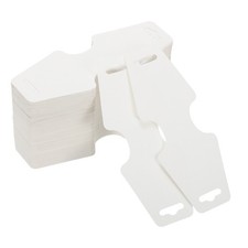 Bracelet Display Cards 200 Pcs Jewelry Blank Card Holder White, 5x2 Inches 
