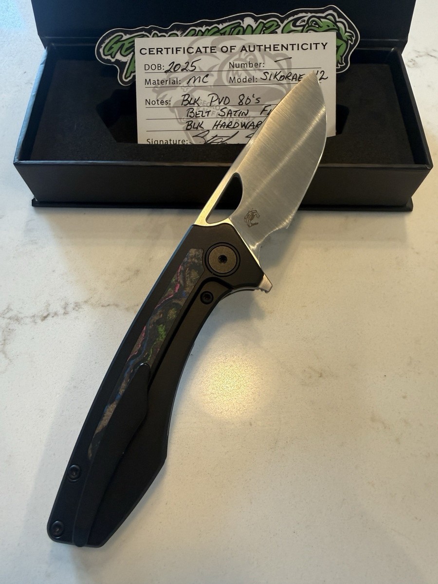 Gecko Customz Knifeworks Sikorae V2 Custom Handmade Magnacut UV | eBay