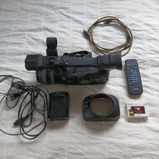 Canon XH-A1 HDV Video Camera Recorder MiniDV Remote Lens Hood No Battery
