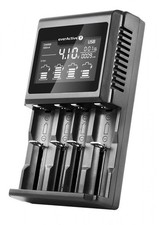 EVERACTIVE Professionnel Chargeur Uc4000 Noir Ac100-240V LI-ION LCD Rétroéclairé
