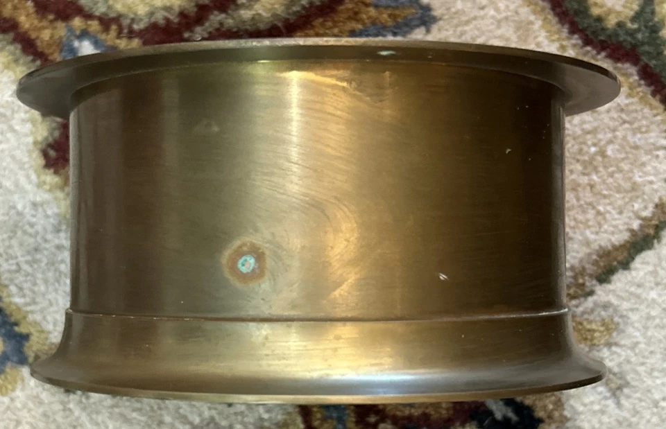 Reloj de barco Bell de latón funcionando 7 pulgadas x 7 pulgadas  Foto 4 de 4