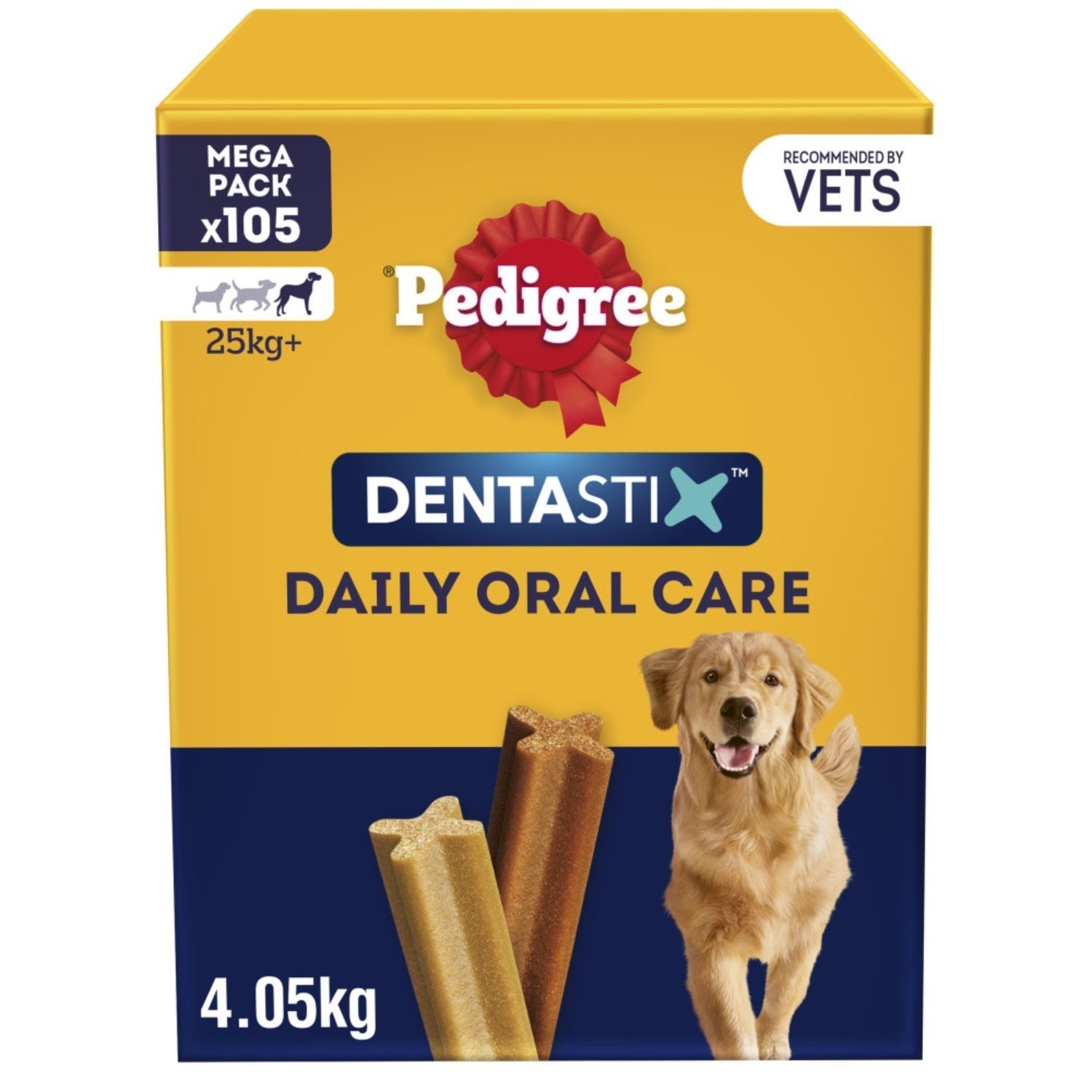 210 Pedigree Dentastix Daily Dental Sticks Dog Treats Large Dog Chews