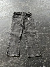 Vintage USA 90s Guess by Georges Marciano Faded Black Jeans Girls Flair 4T