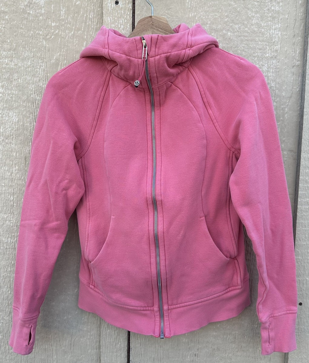 Lululemon Scuba Hoodie Full Zip Stretch Fleece Lined Hood Size 6