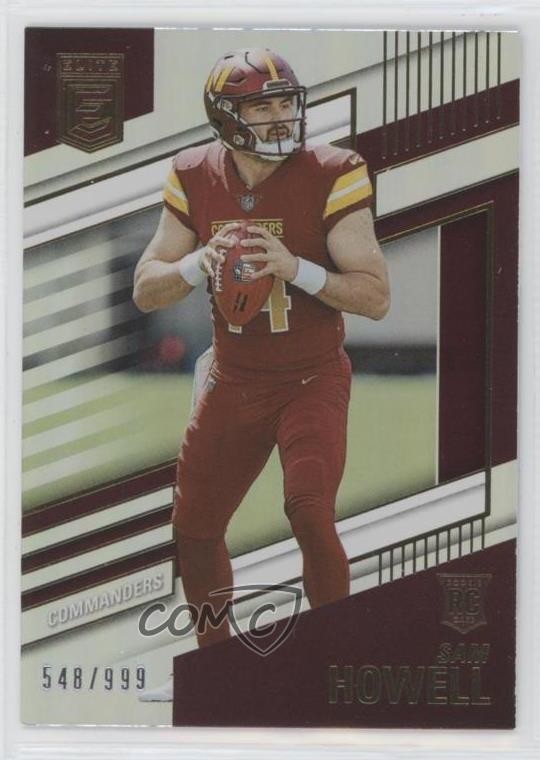 2022 Panini Donruss Elite Rookies 548/999 Sam Howell #104 Rookie RC 06n3