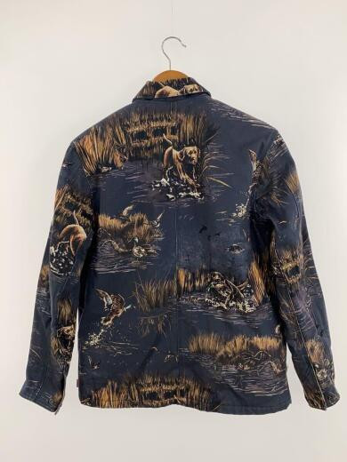 Supreme 12AW Dogs Ducks Chore Coat Jacket S Cotton Navy All Supreme 12AW Dogs Ducks Chore Coat Jacket S Cotton Navy All