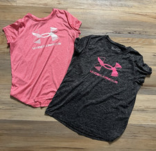 Lot of 2 - Youth Size XL - Under Armour - Loose - Dri Fit -Heatgear - No Damage