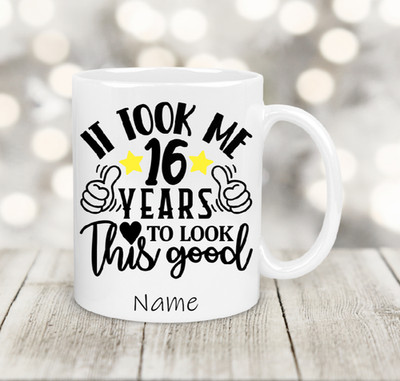 Geburtstagsgeschenk, 16. Geburtstag, Geschenktasse, Geburtstagskind, Geschenk für Ihn, Geburtstag