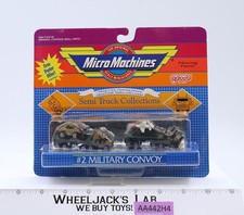Semi Truck Collections Military Convoy 2 Micro Machines Galoob 1989 NEW MOSC