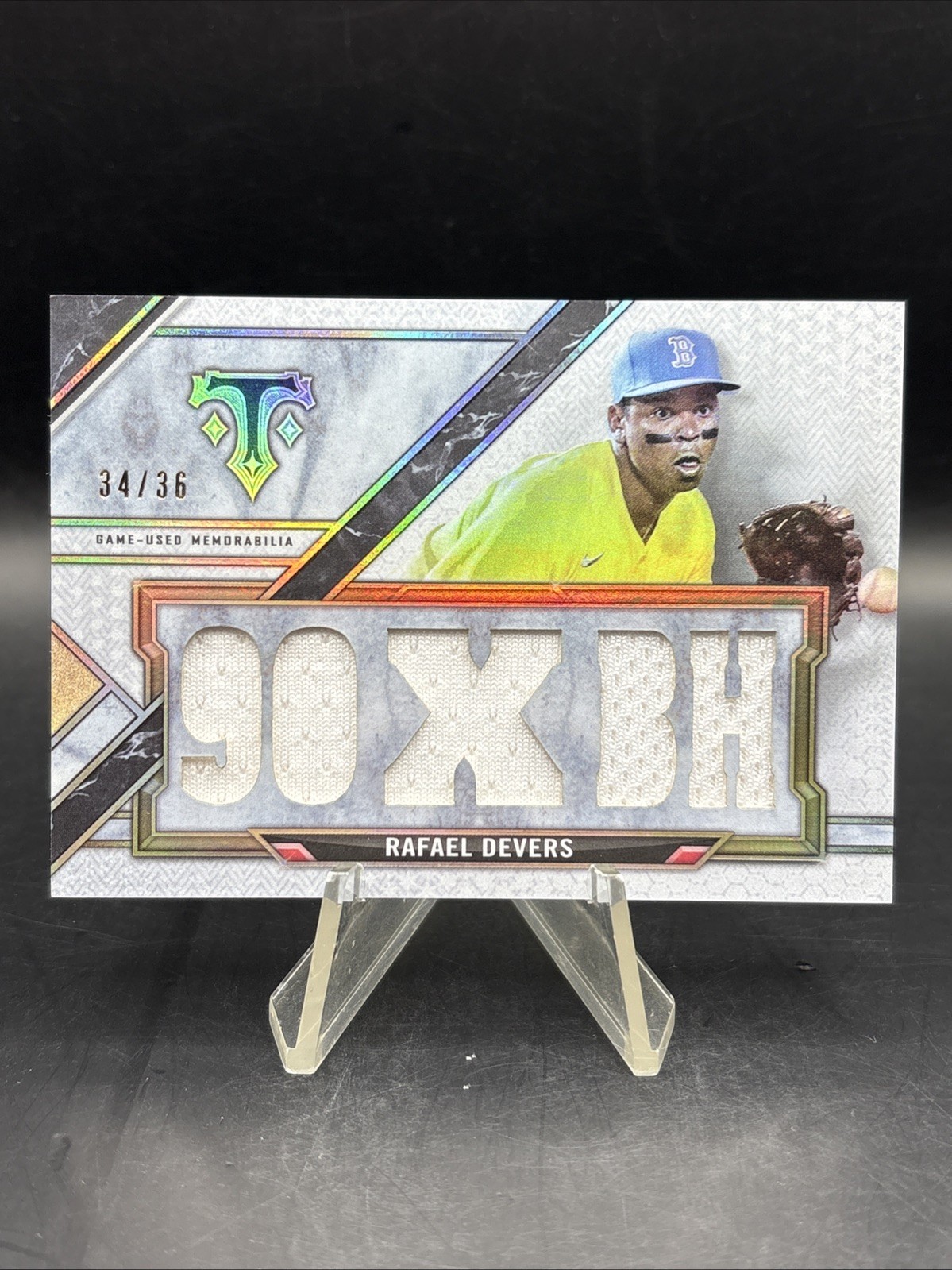 2021 Topps Triple Threads Triple Threads Relics /36 Rafael Devers #TTR-RD